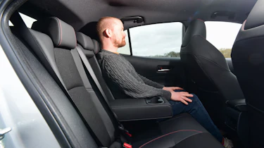 Toyota Corolla - rear seats, featuring Alex Ingram