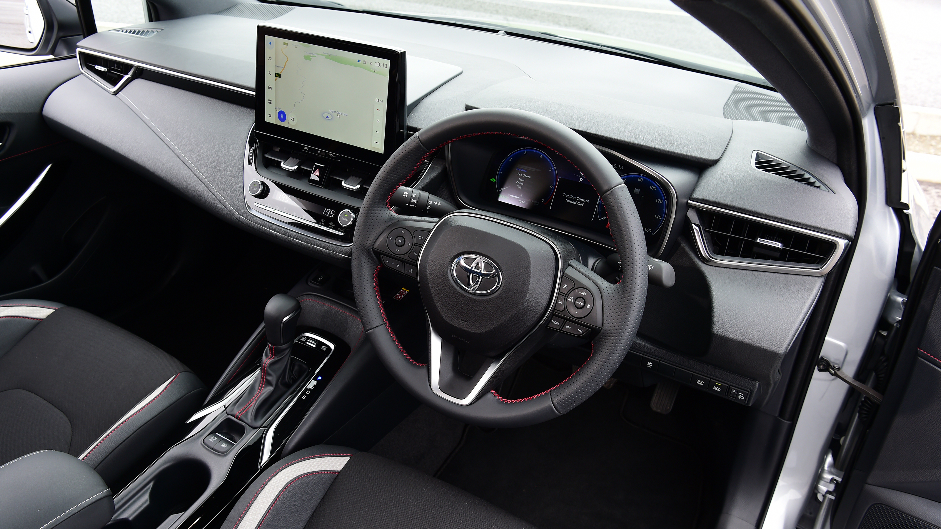 Toyota Corolla - interior (driver's door view)