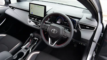 Toyota Corolla - interior (driver's door view)