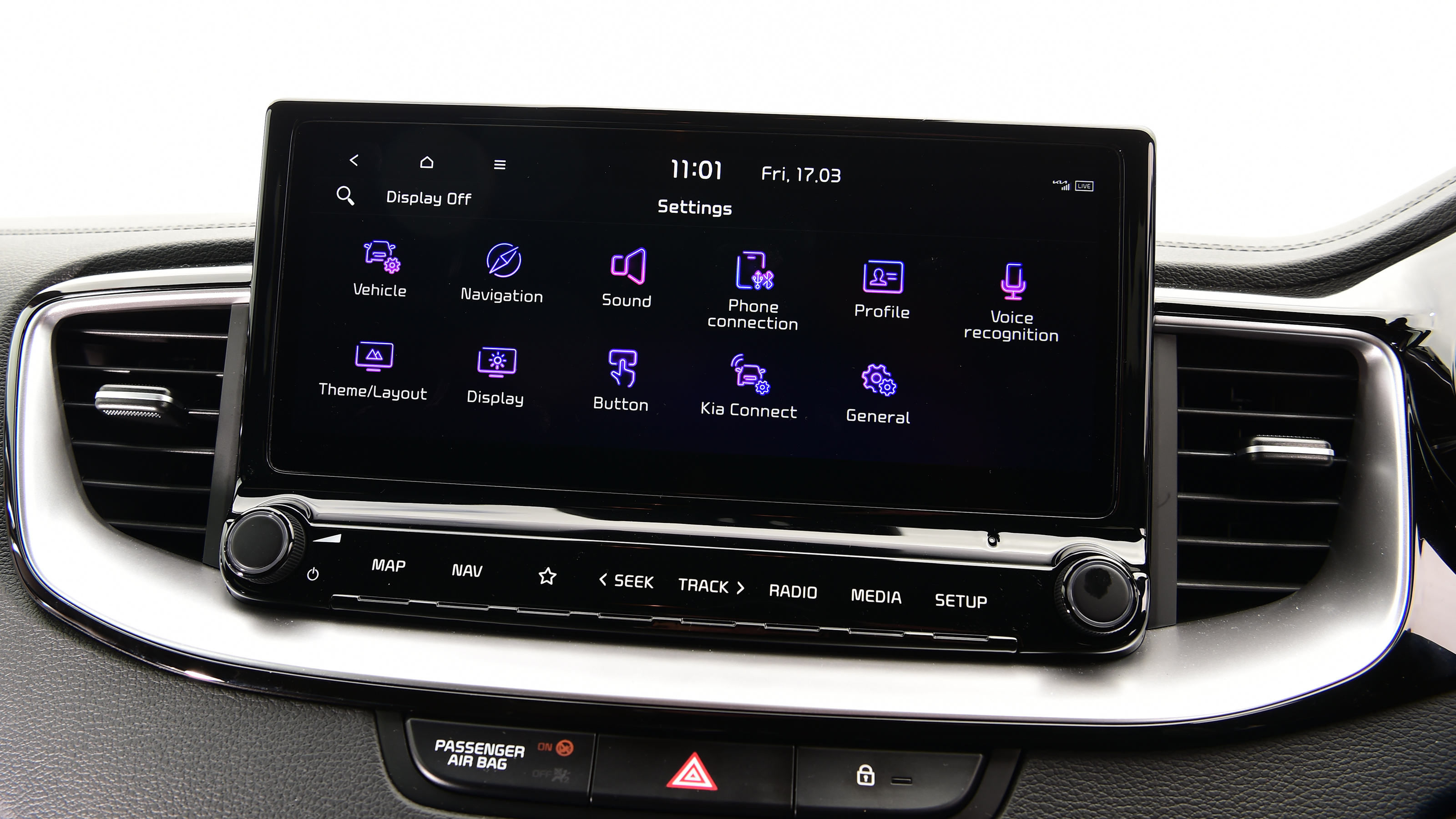 Kia Ceed - infotainment screen (apps menu)