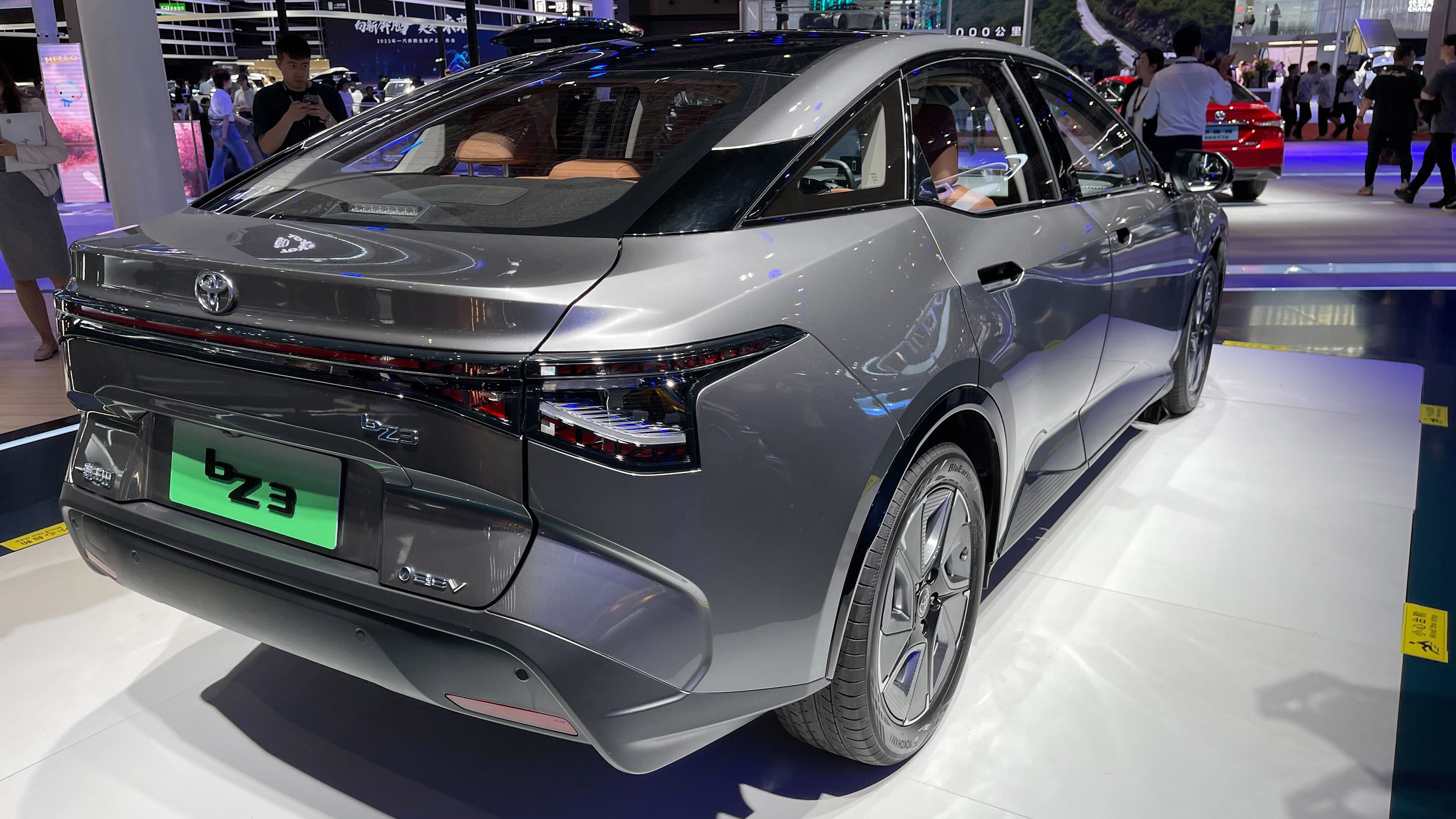 Toyota bZ3 saloon Shanghai - rear