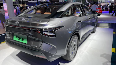 Toyota bZ3 saloon Shanghai - rear