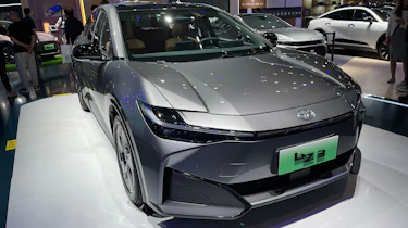 Toyota bZ3 saloon Shanghai - front static