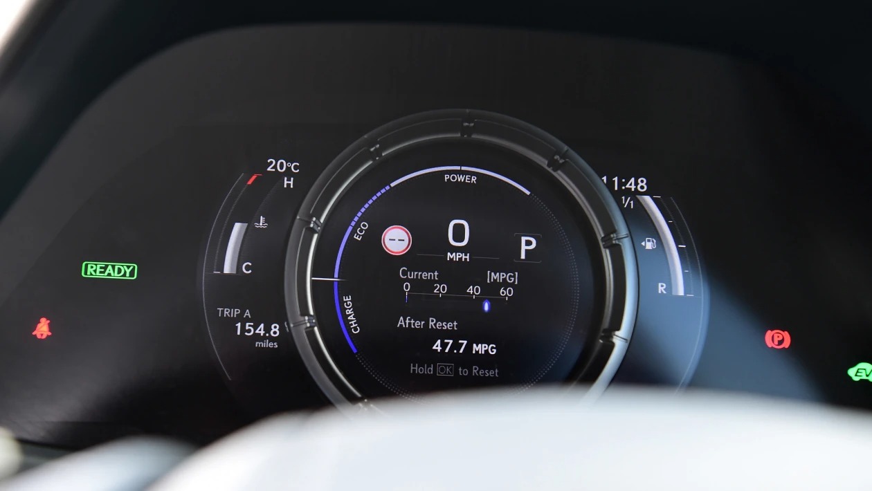Used Lexus UX - dials