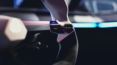 Alpine A290 B concept - steering wheel detail