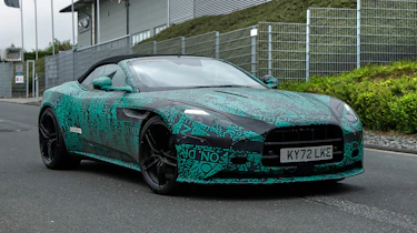 Aston Martin DB12 Volante spyshot 2