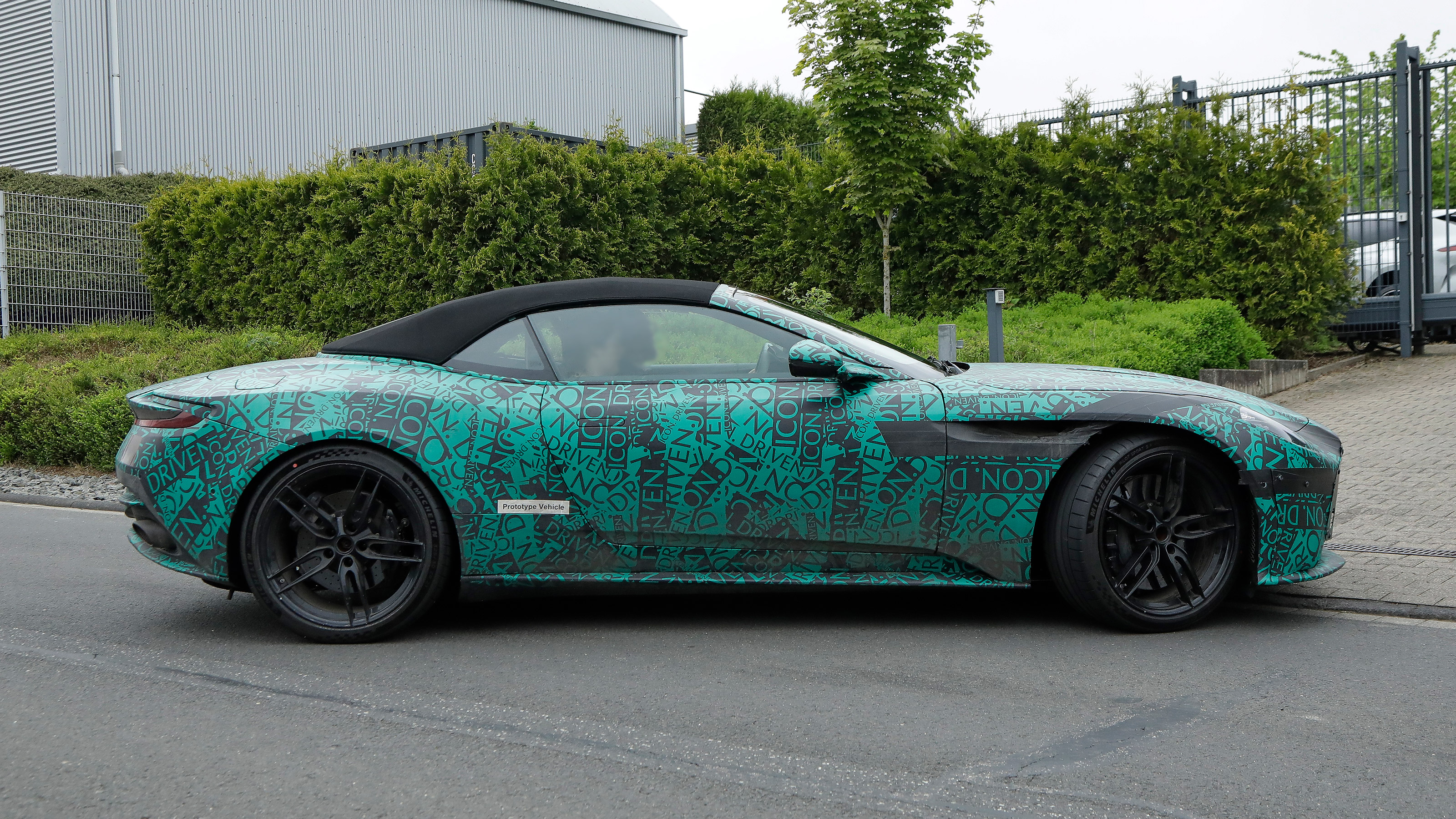 Aston Martin DB12 Volante spyshot 4