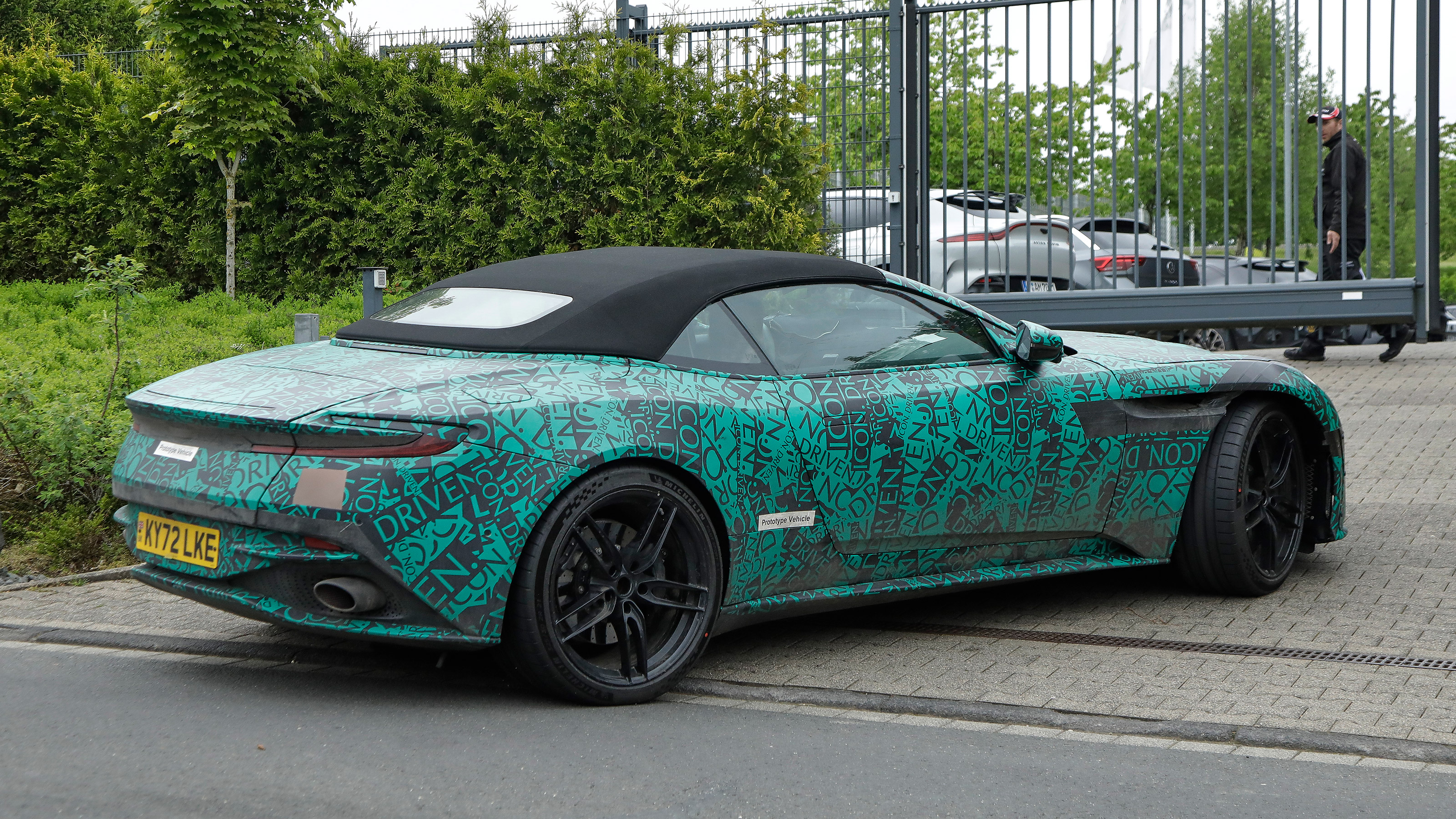 Aston Martin DB12 Volante spyshot 5