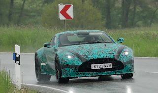 New 2024 Aston Martin Vantage spied testing