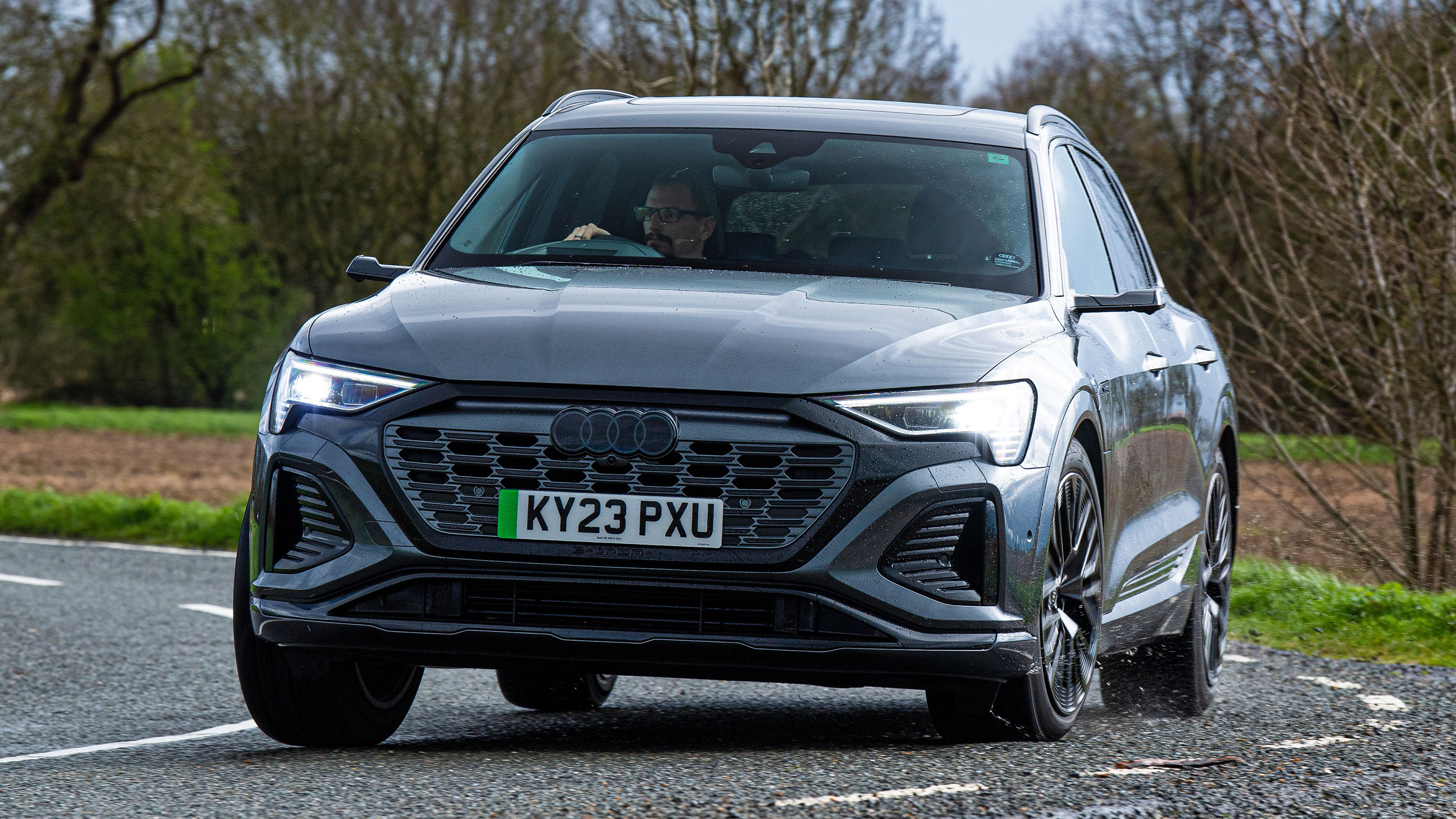 Audi Q8 e-tron - front cornering
