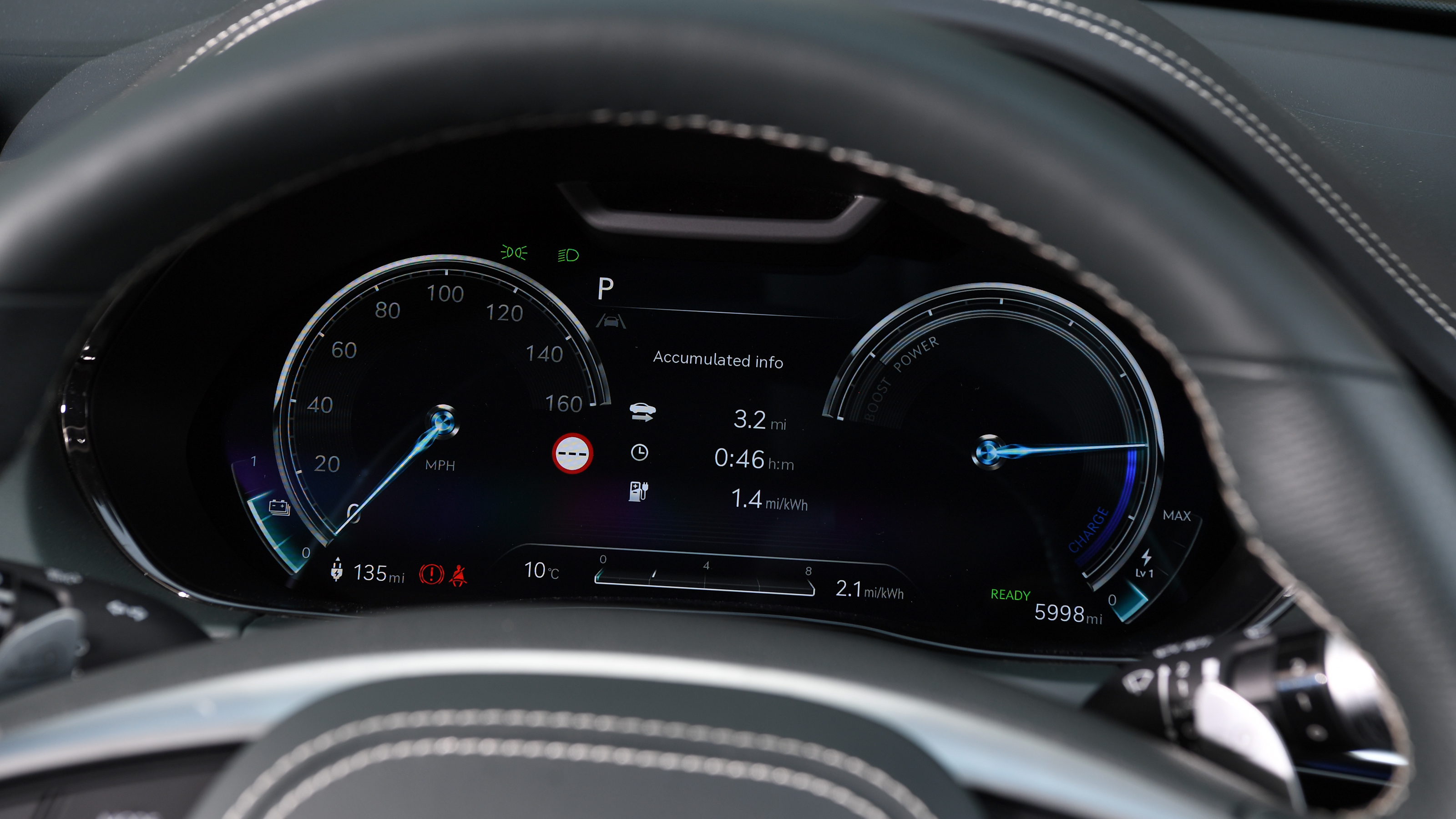 Genesis Electrified GV70 - dashboard screen