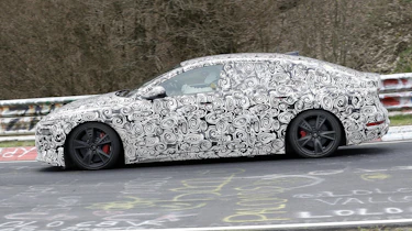 Audi S6 e-tron (camouflaged) - side action