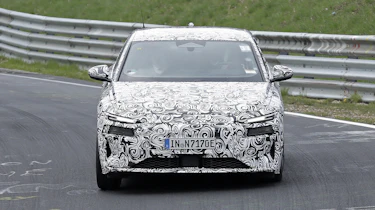Audi S6 e-tron (camouflaged) - front action