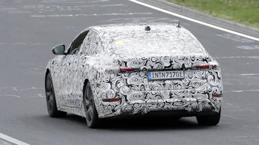 Audi S6 e-tron (camouflaged) - rear action