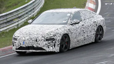 Audi S6 e-tron (camouflaged) - front cornering