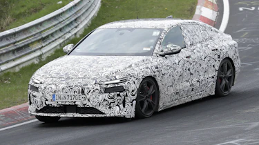 Audi S6 e-tron (camouflaged) - front cornering