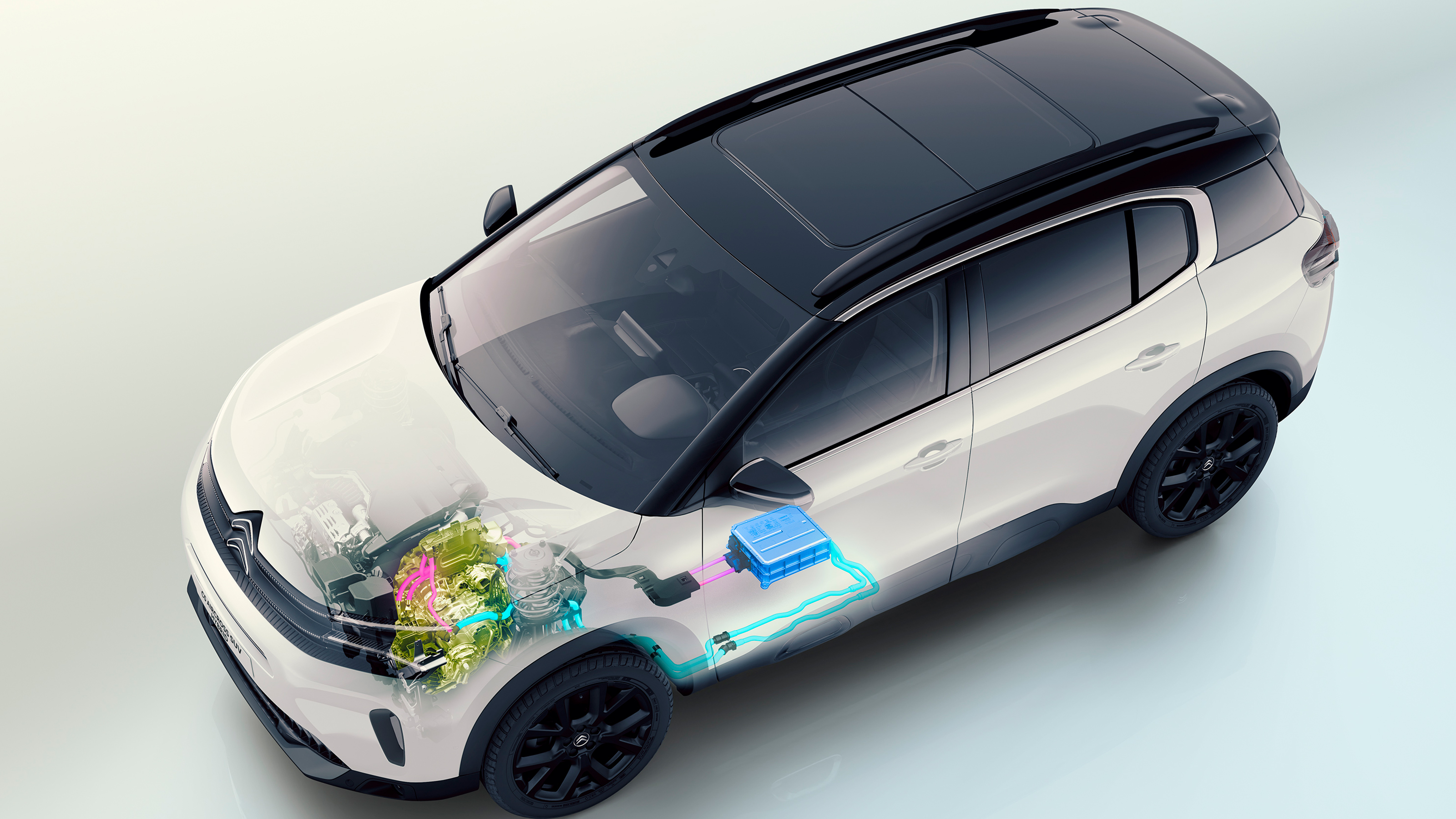Citroen C5 Aircross hybrid - hybrid animation 