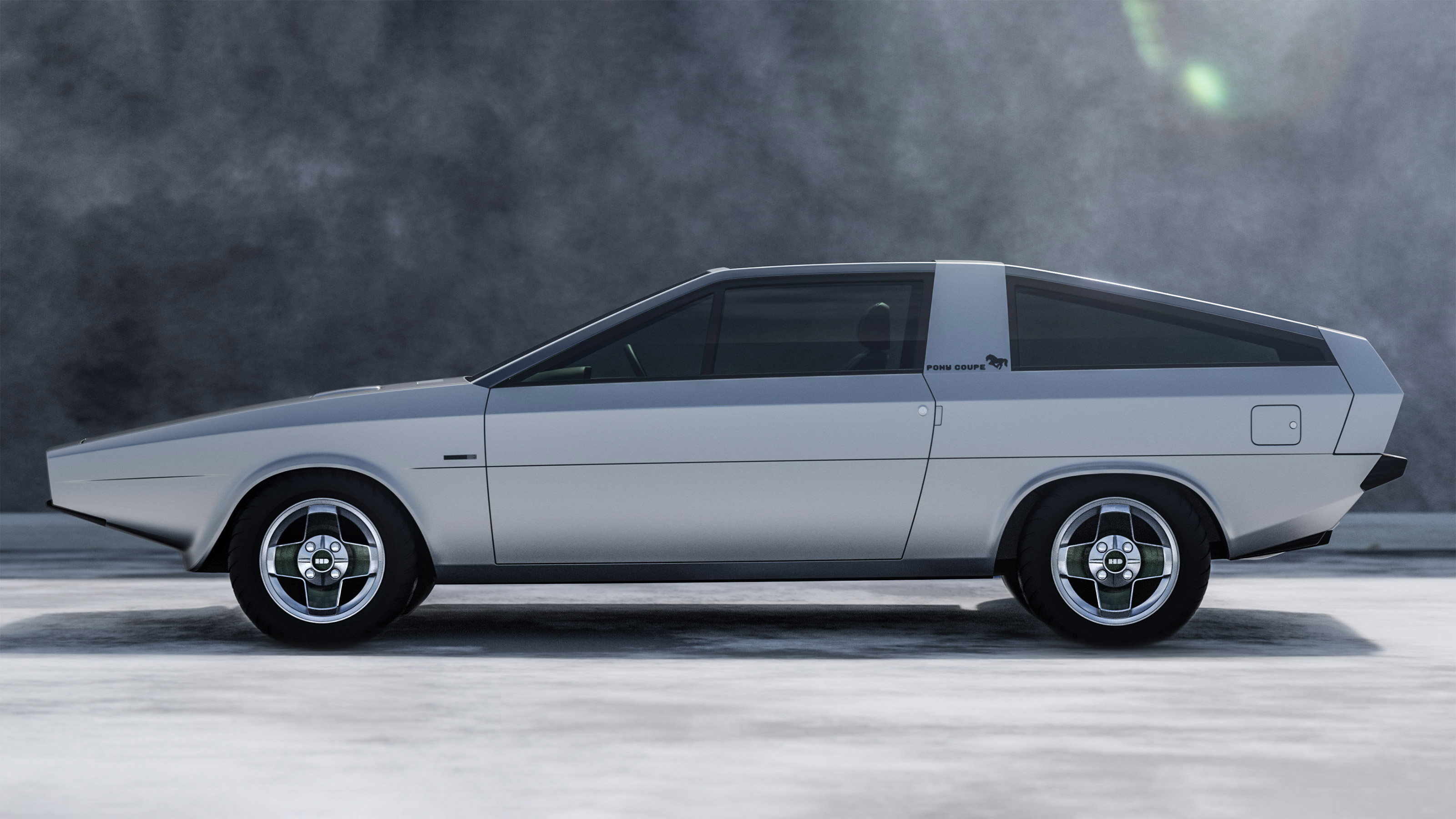 Hyundai Pony Coupe concept - side