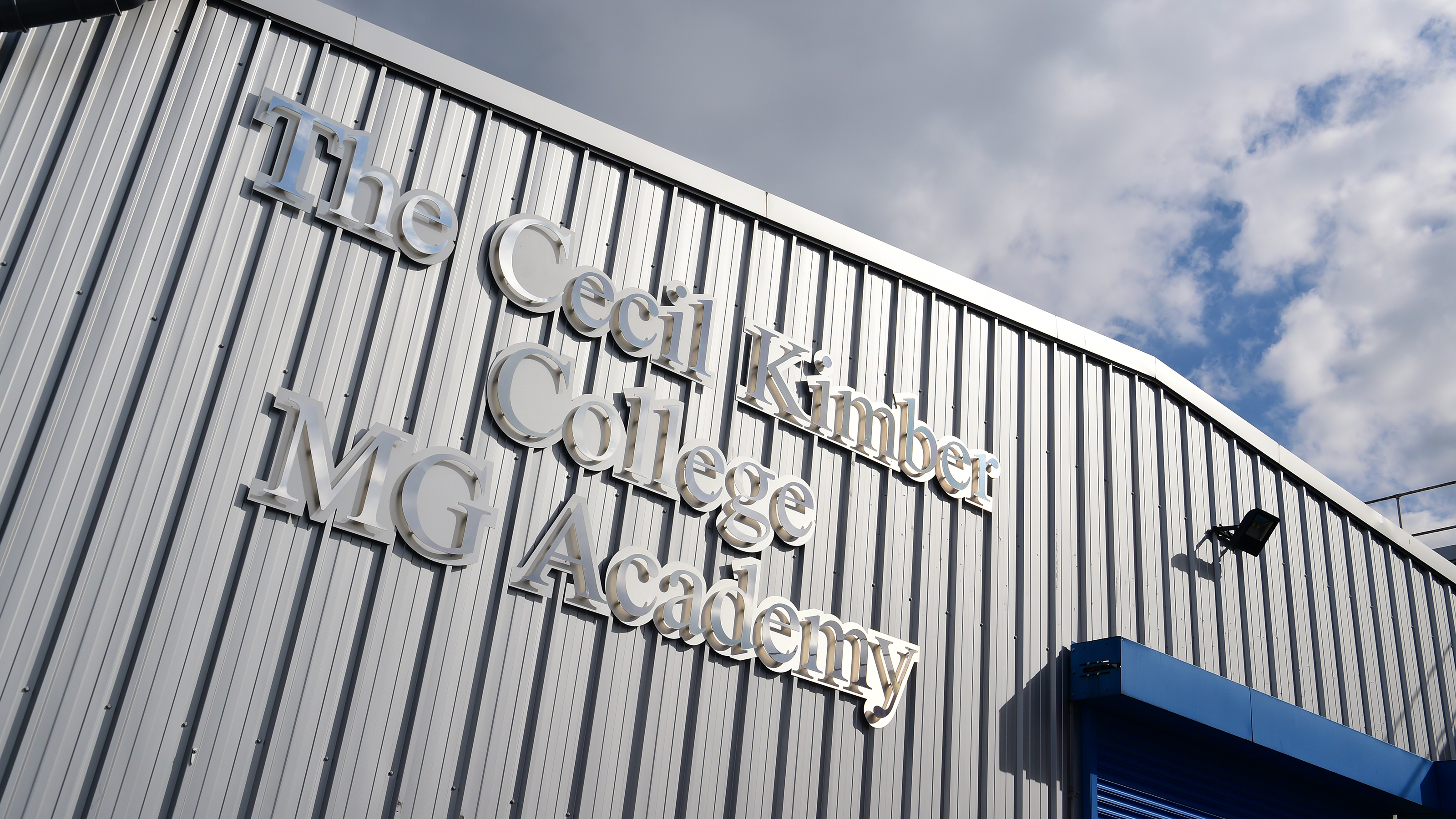 "The Cecil Kimber College MG Academy" exterior sign