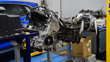 MG engines on stands