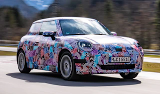 MINI Cooper SE prototype - front