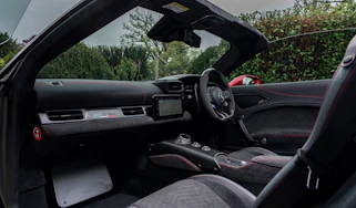 Maserati MC20 Cielo - cabin full of Alcantara