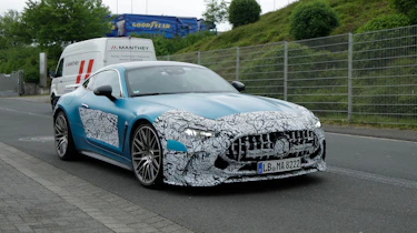 Mercedes AMG GT - front and side
