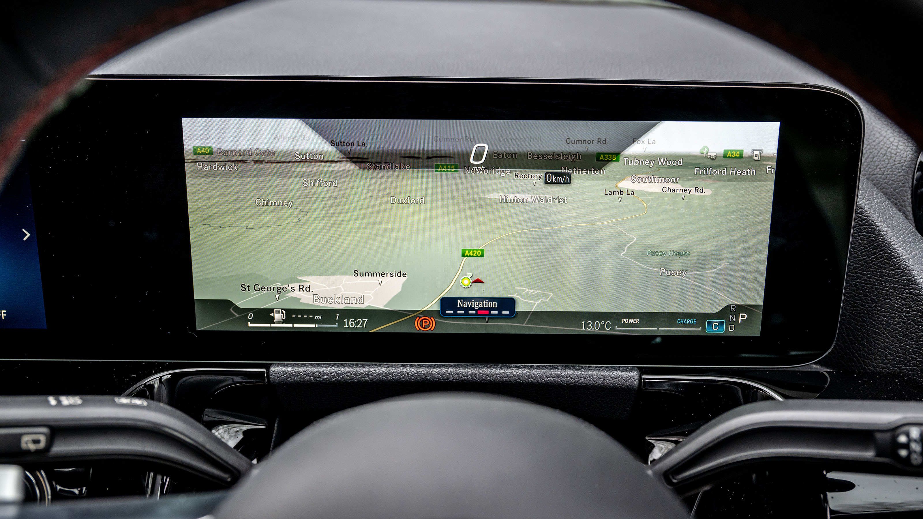Mercedes B-Class - digital driver's display
