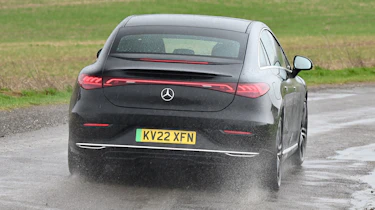 Mercedes EQE 350 - rear cornering