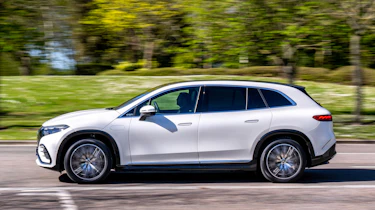Mercedes EQS SUV UK - side