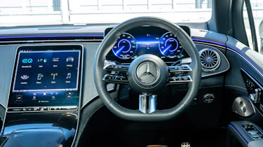 Mercedes EQS SUV UK - dash