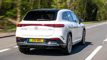 Mercedes EQS SUV UK - rear
