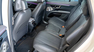 Mercedes EQS SUV UK - rear seats