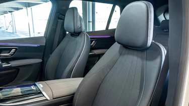 Mercedes EQS SUV UK - front seats
