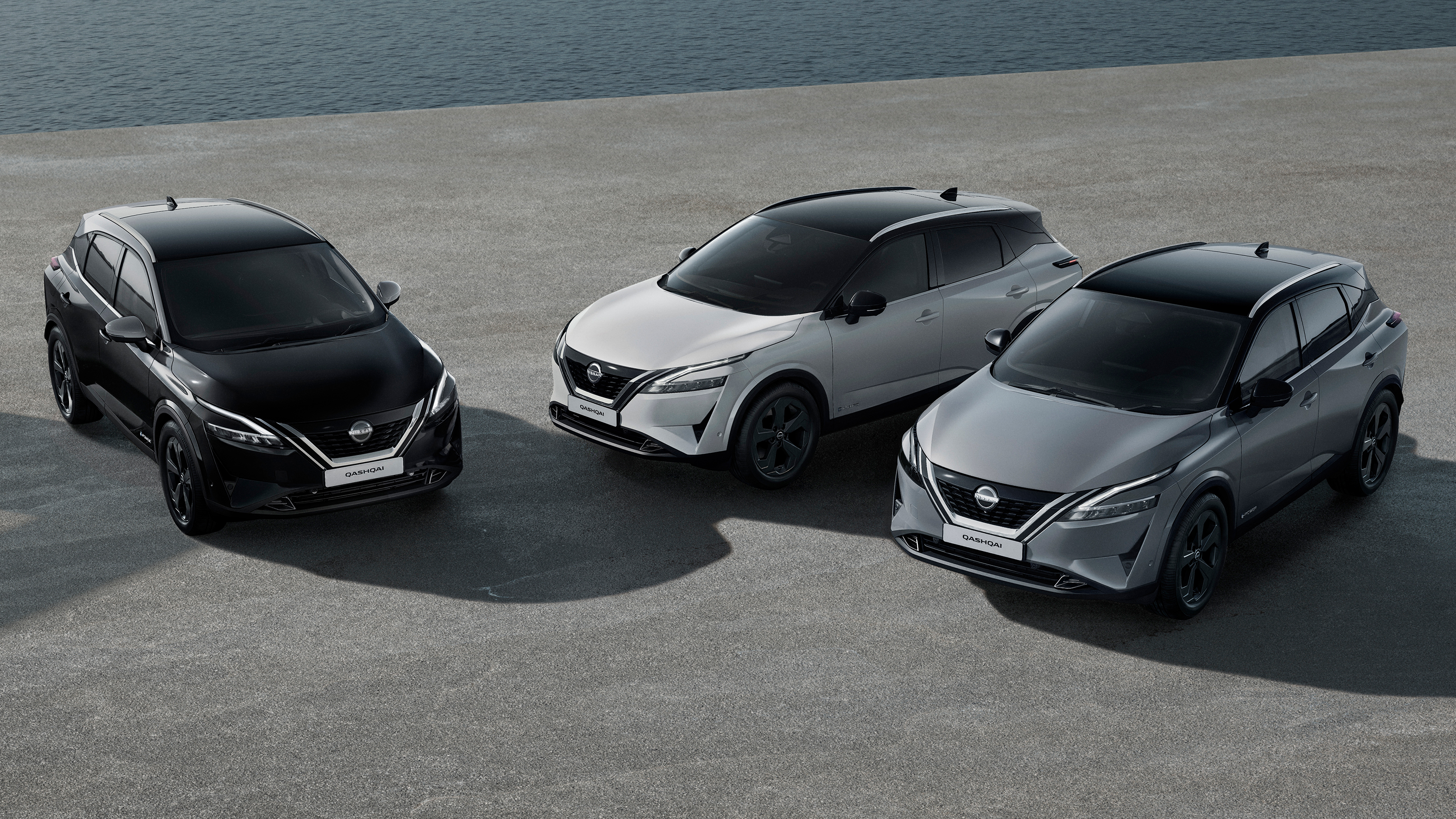 Three Nissan Qashqai e-Power Kuro Editions