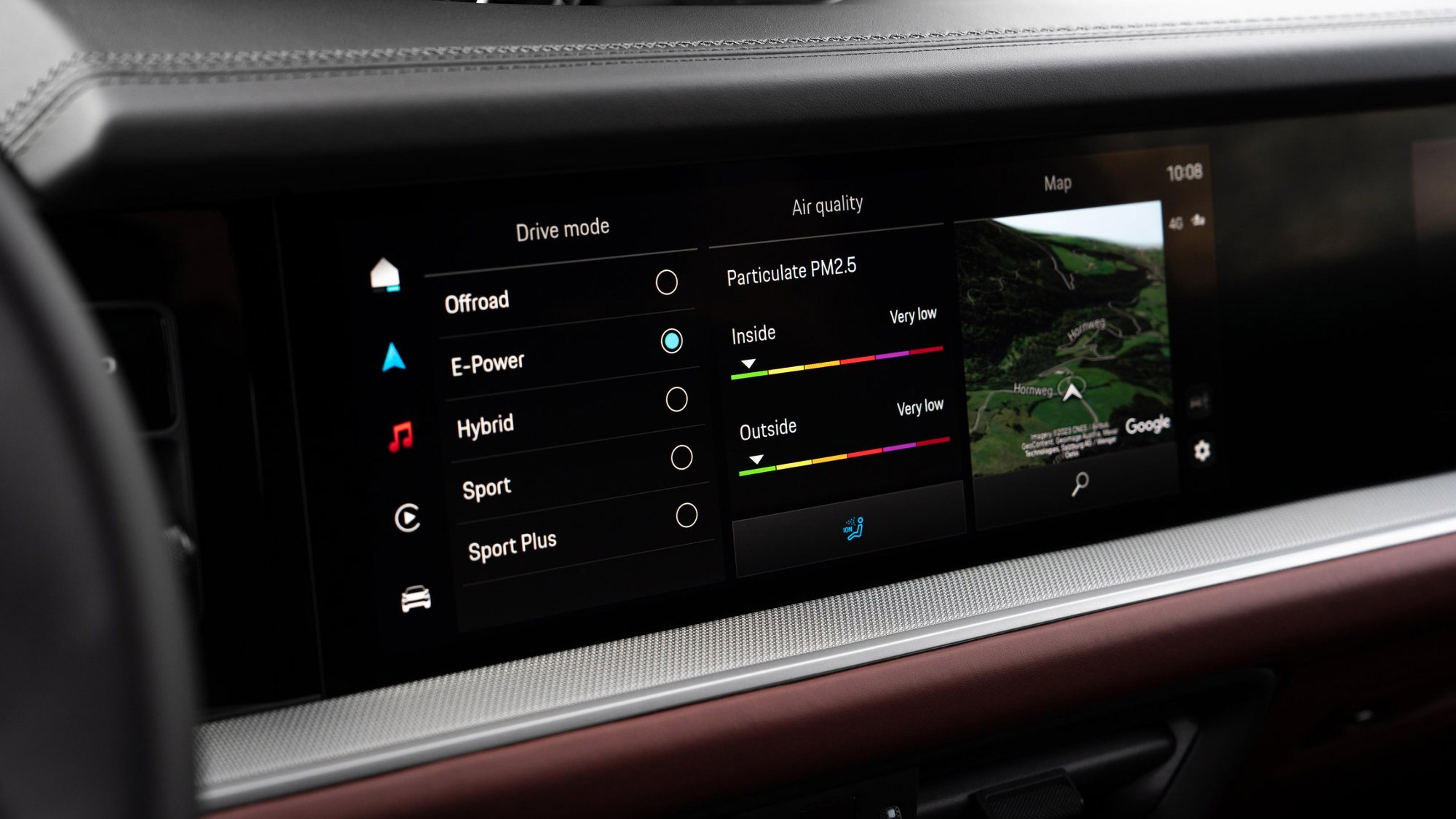 Porsche Cayenne E-Hybrid - screen