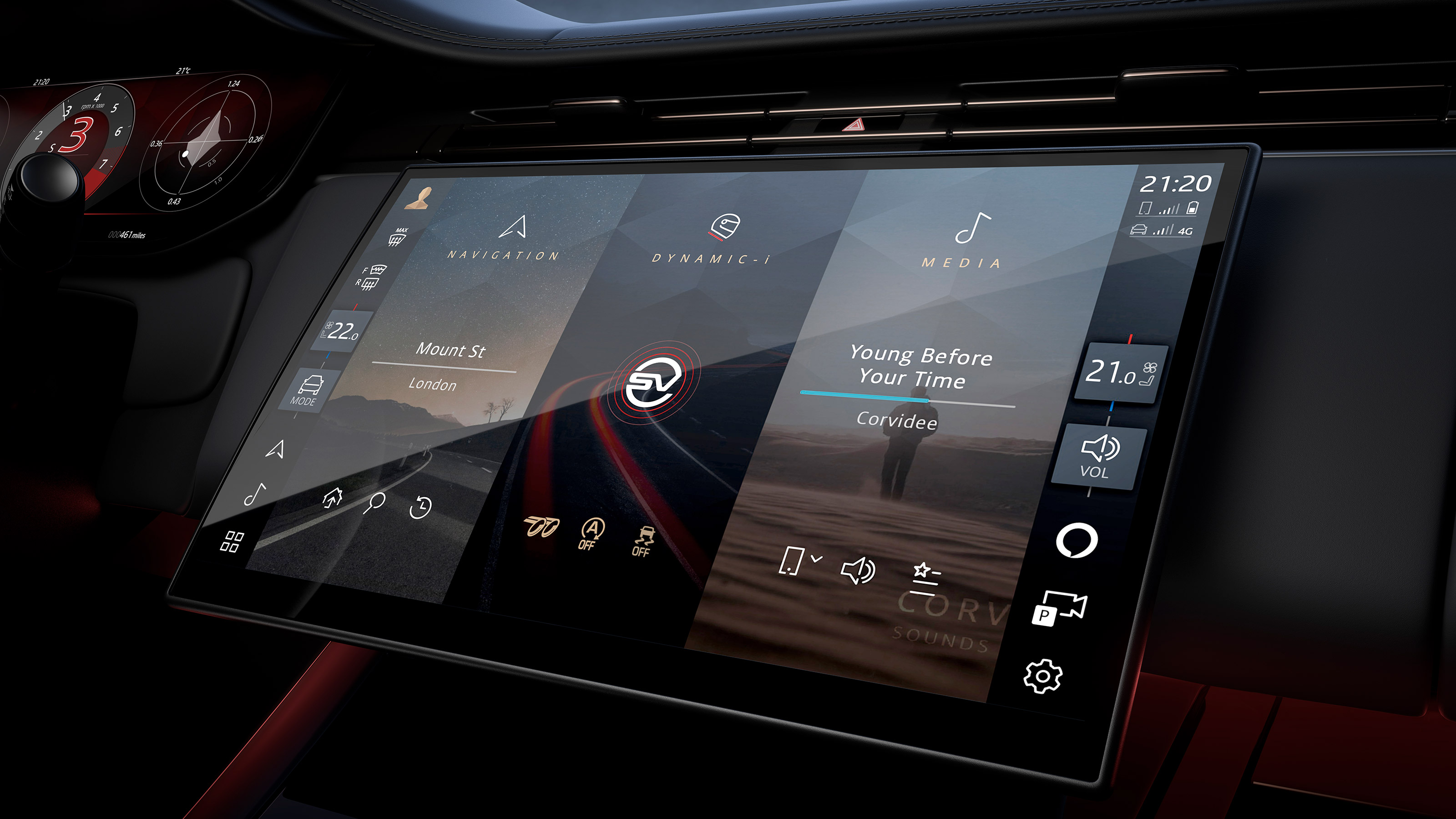 Range Rover Sport SV - screen