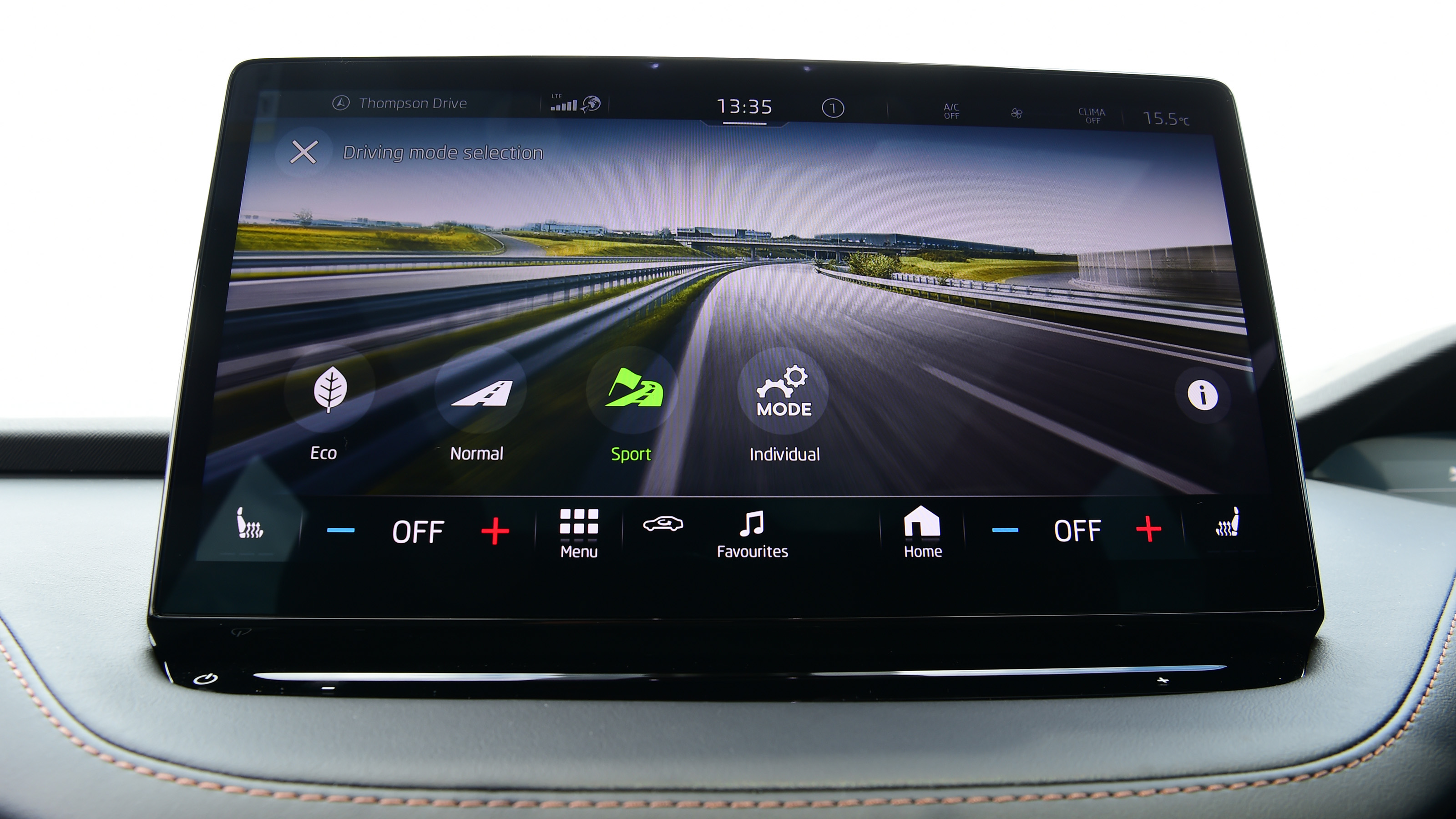 Skoda Enyaq Coupe - drive modes