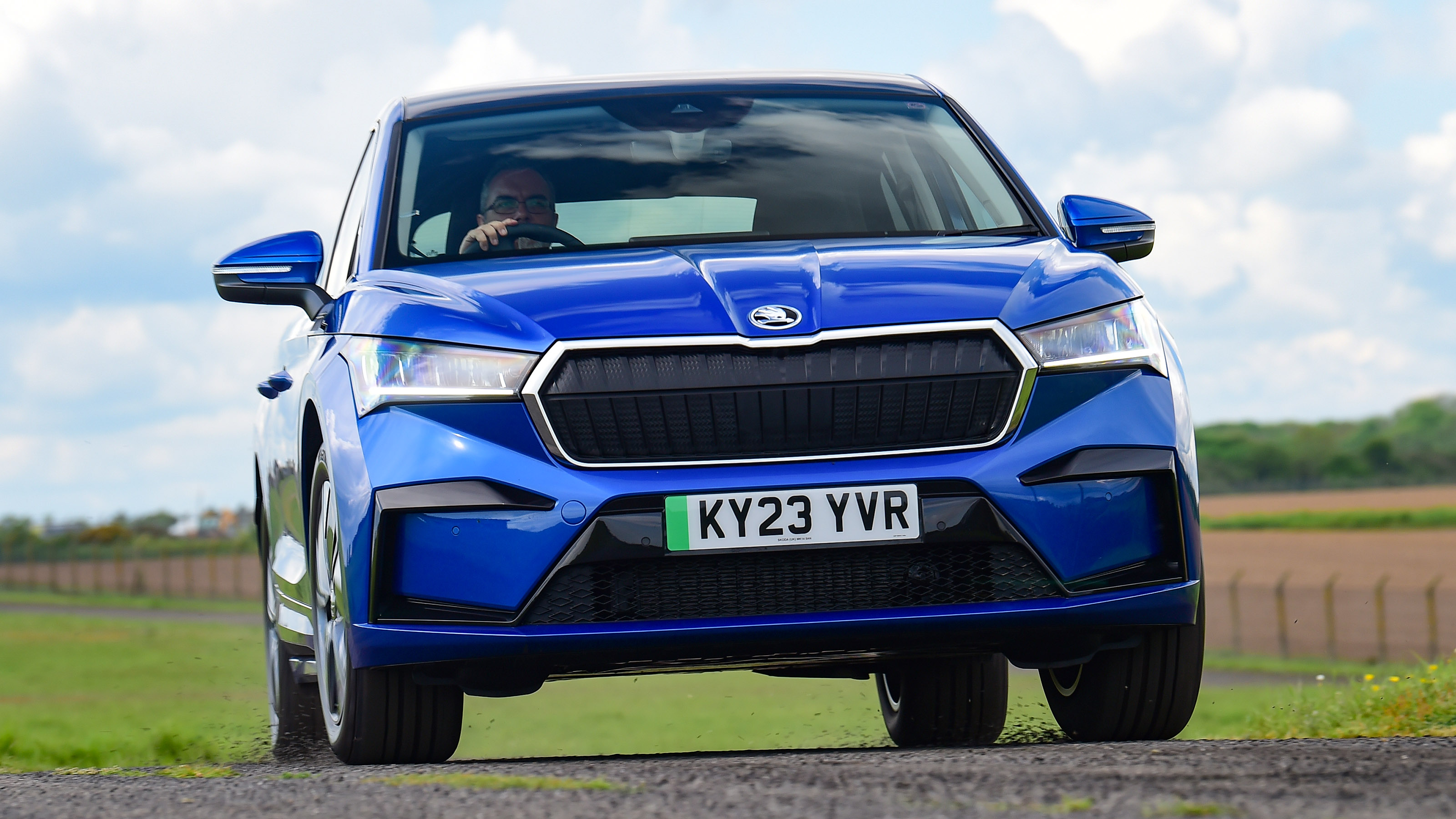 Skoda Enyaq Coupe - front cornering