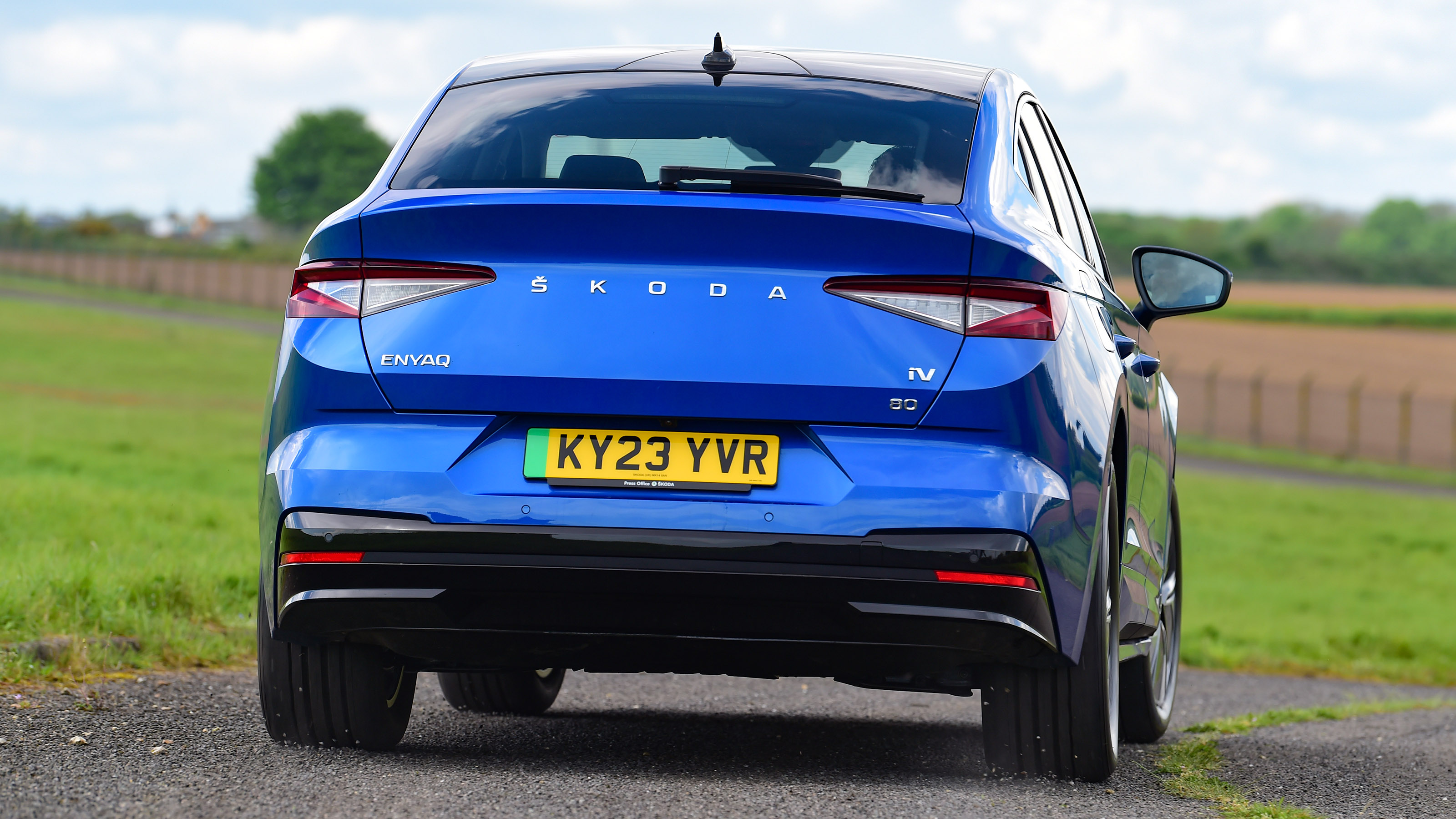 Skoda Enyaq Coupe - rear cornering
