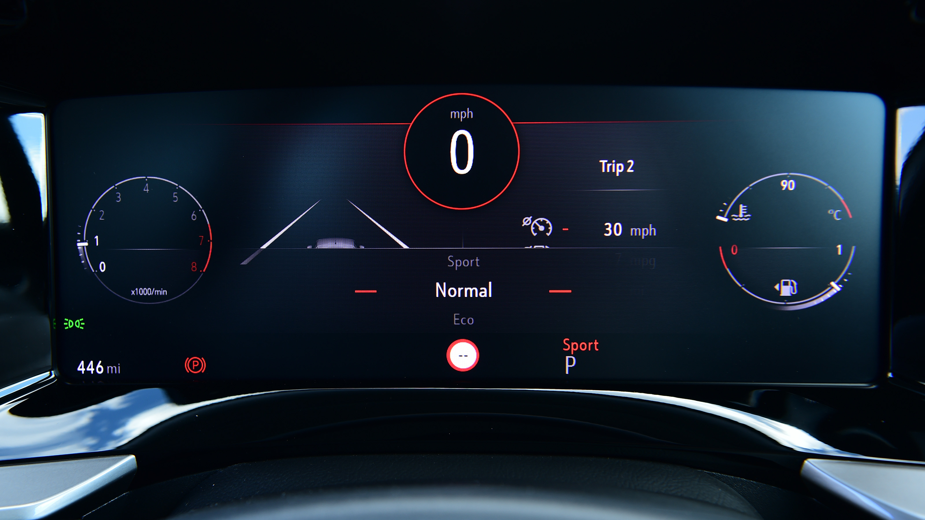 Vauxhall Mokka - digital instrument panel