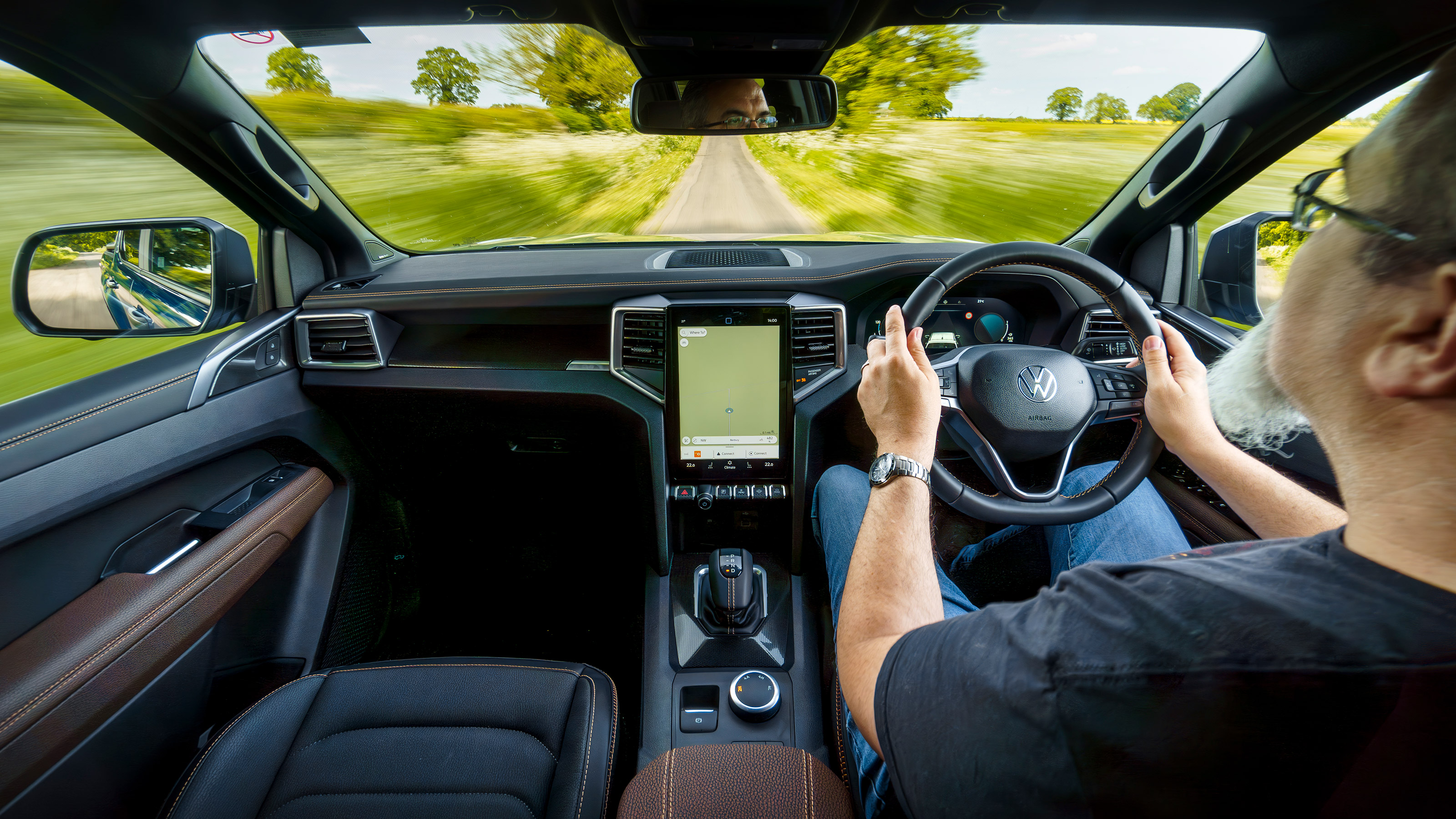 Dean Gibson driving the Volkswagen Amarok PanAmericana