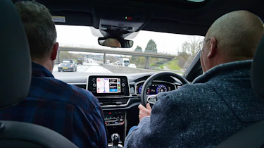 Kim Adams driving Volkswagen T-Roc