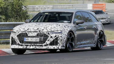 Audi RS6 Avant (camouflaged) - front cornerning