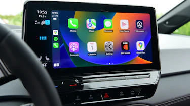 2023 Volkswagen ID.3 - infotainment screen displaying Apple CarPlay menu