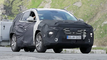 2024 Hyundai tucson (camouflaged) - front action