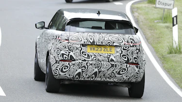 2024 Range Rover Evoque (camouflaged) - rear action