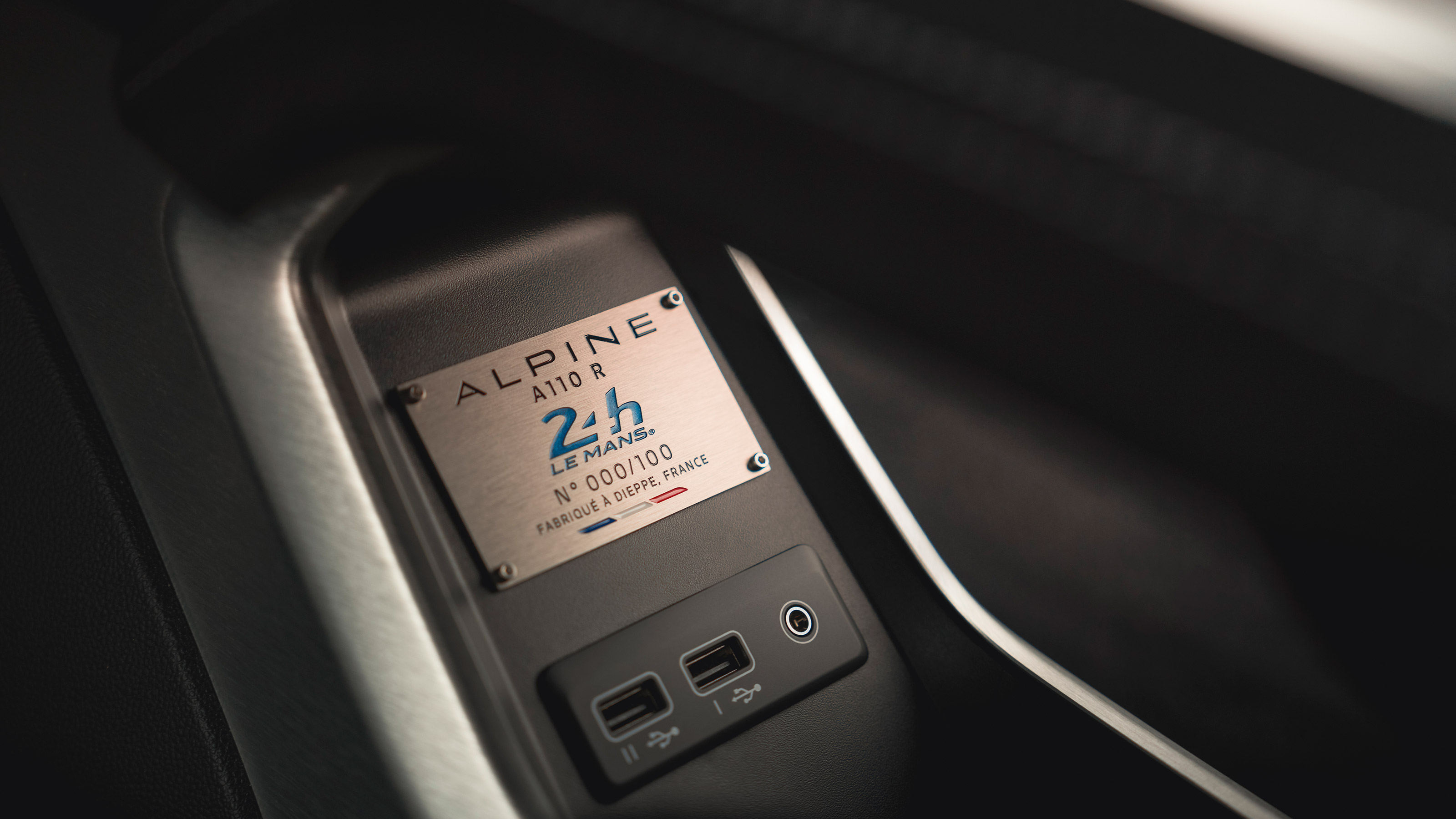 Alpine A110 R Le Mans - plaque