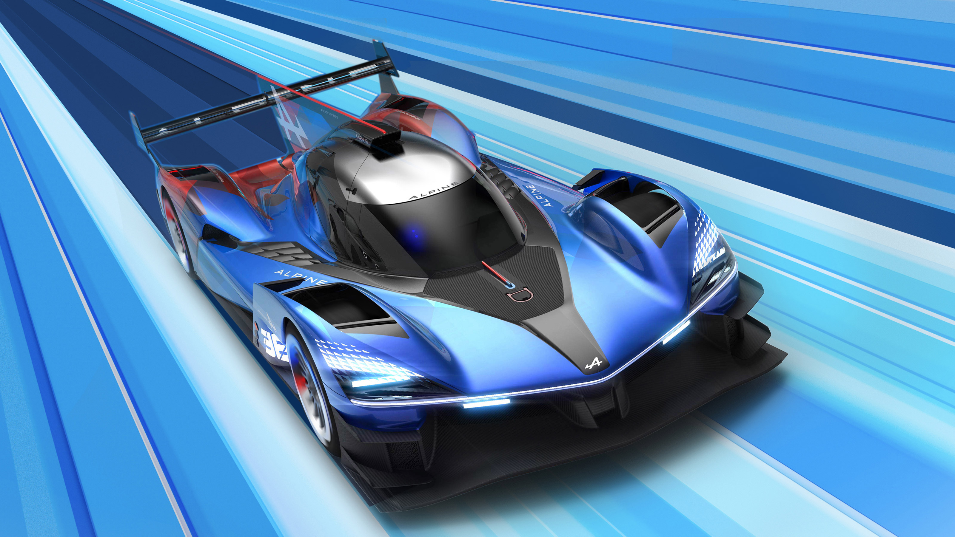 Alpine hypercar - above