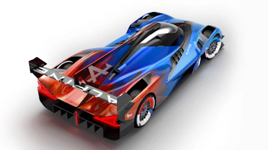 Alpine hypercar - rear above
